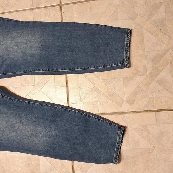 q Wonderly Blue Stretch Super Skinny Pull On Jeans 22W.  NWT - Picture 2 of 8